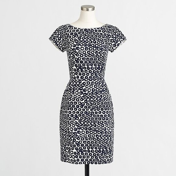 J. Crew Dresses & Skirts - J.Crew Short-sleeve basketweave dress